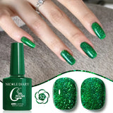 10ML Gel Nail Polish Solid Color Glass Gel Varnish Nail Art Gel Spring Summer Gel Nail Soak Off UV Gel Gel Vernis