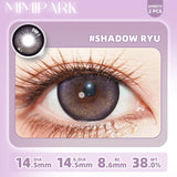 2pcs Half-Year Colored Contacts 14.5mm Big Diameter High Moisture Lenses for Daily Wear Cosplay Brown Grey Blue