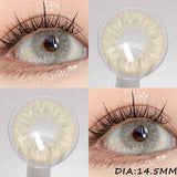2pcs Blue Natural Color Contact Lenses for Eyes Brown Lenses Colorcon Korean Lenses Yearly Beauty Brown Eye Contacts