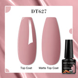 7ml Rubber Base Nail Gel Polish Nude Milky White DIY Nail Art Soak Off Gel Polish Semi Permanent Painting UV Vernis