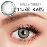 2pcs Natural Colored Contact Lenses For Eyes Blue Contact Lens Gray Eye Lenses Brown Lenses Beautiful Pupil Yearly