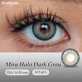 1 Pair Colored Contact Lenses Natural Pupils Eyes Contact lenses Gray Soft Contacts 14.50mm