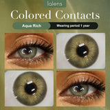 Color Contact Lenses Yearly Disposable Prescription Small Pupils Natural Eyes Colored Contacts For Daily Makeup