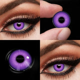 Cosplay White Contact Lenses for Eyes Anime Role Playing Lens Halloween Cosplay Black Contacts Yearly Cosmetics Pupils