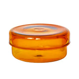 Borosilicate Jar with Lid Decorative Glass Jar Storage Container Desktop Orangizer Candle Can Candle Making Office Storage Box