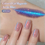 Brown Gold Cat Magnetic Eye Gel Polish 10ml  Autumn Water Light Magnet Crystal Soak Off Nail Art Varnish Manicure