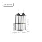 Practical Fabric Hanging Organizers Simple Designs Hanging Storage Bag with Multi Layer For Easy Homes Organization