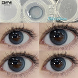 1 Pair Natural Contact Lenses For Eyes Color Beauty Pupils with Diopter Soft Round Korean Lenses Grow Eye Free Shipping