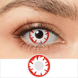 Yearly Use Halloween Contact Lenses For Cosplay Vampire Red Colored Contact Lenses Eye Lenses Blood Makeup Contact Lens