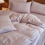 Heavy‑Weave 3D Jacquard Egyptian Cotton Bedding Sets Bed Linens Duvet Cover Set Underwear Solid Color