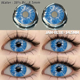 1pair Eyes Lenses for Eyes Blue Lneses Beauty Makeup Yellow Eye Contact Lenses Cosmetic Color Lens Eyes