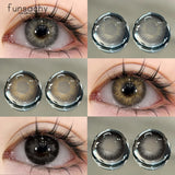 1Pair Colorcon Korean Contact Lenses for Eyes Brown Lenses Cosmetics Soft Contacts Lenses High Quality Natural Lenss
