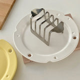 Ceramic Flat Plate Niche Milk Yellow Ins Korean Cute Matte Cheese Breakfast Plate High Beauty Home Dish Creative Dessert Cake