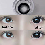 2pcs/Pair Contact Lenses Fast Shipping Big Black Lenses for Eyes Beauty Pupils Comestic Eye Color Lens 14.5mm/14.2mm