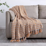 Soft Comfortable Cover Sofa Knitted  Blankets for Living Room Textile Nordic Plaid Travel Bedspread with Air Conditioner Blanket