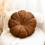 Decorative Pumpkin Cushion Activity Velvet Nordic Ins Sofa Seat Backrest Orange Pillow for Living Room Home Decoration 40*40cm