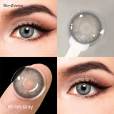 Grey Colored Contacts for Eyes Natural Brown Eye Lens Green Pupils Blue Eyes Contacts Lenses Fashion Yearly