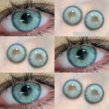 2pcs/Pair Contact Lenses Fast Shipping Big Black Lenses for Eyes Beauty Pupils Comestic Eye Color Lens 14.5mm/14.2mm