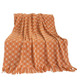 Nordic Decoration Throw Blanket Geometry Sofa Cover Homestay Living Room Knitted Blanket Hotel Bed End Towel Leisure Shawl Warm