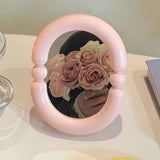 Creative Candy Color Makeup Mirror High-definition Adjustable Folding Mirror Thickened Beauty Mirror Home Bedroom Desktop
