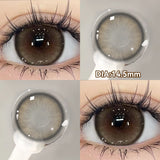 (2pcs)1Pair Myopia Color Contact Lenses for Eyes Fashion Prescription Lenses Beauty Pupils Blue Green Brown Grey Lenses