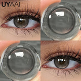 Contact Lenses Beauty Colored Pupils Green Eye Lenses Natural Look Eye Contacts Gray Fashion Soft Lenses Beauty Color Lens