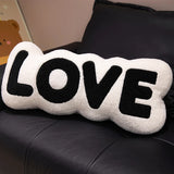 Love Letter Pillow Lumbar Waist Cushion For Couch Living Room Valentine's Day Wedding Ceremonies Party Decorations