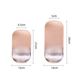 Gradual Frosted Glass Vase Floral Arrangement Accessories Hydroponics Terrarium Transparent Flower Home Decoration