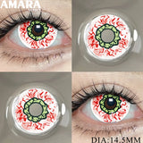 Purple Cosplay Color Contact Lenses Crazy Halloween Fashion Beauty Pupils Role Playing Party Cosmetic Color Lens