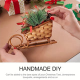 10Pcs 7cm Christmas Decoration Artificial Green Pine Xmas Tree Pendant Home Room Decor New Year 2025 Gift Wreath DIY Accessories