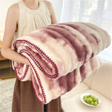 Throw Blankets for Couch Gift for Girls Women Comfortable Plush Cozy Faux Rabbit Fur Warm Fleece Soft Sofa Cover Blanket Camping