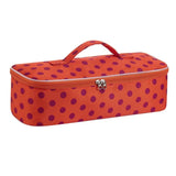 New Polka Dot Hair Dryer Storage Bag with Handle Large Capacity Makeup Bag Dustproof Portable Curler Storage Bag For Travel