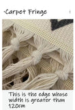 Tassel Round Living Room Large Area Carpets Cute White Children's Carpet Spotted Pattern Girl's Bedroom Rug Plush Soft Rugs 양탄자