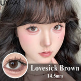 Contact Lenses Cosmetics Lenses Choco Jump Series Eye Color Lens Beauty Black contacts Woman Accesories Natual  Brown lens