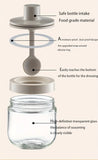 Seasoning Container with Spoon Glass Spice Containers Multifunctional Storage Glass Jar Essential Kitchen Accessories