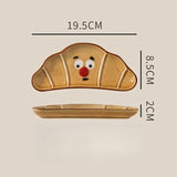 Exquisite and Beautiful Plates Ceramic Tableware Highend Feel Niche and Cute Breakfast Plates