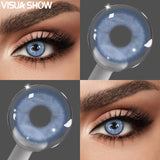 Natural Brown Colored Contact Lenses Eyes Color Lens 1Pair Small Pupil Lens 12-Month Disposable Cosplay Makeup Lenses