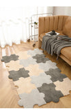 Ins Style Living Room Bedside Keep Warm Carpet Modern Minimalist Splicing Plush Floor Mats Home Bedroom Puzzle Climbing Pads