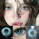 1 Pair Color Contact Lenses for Eyes Natural Brown Lenses Beauty Fashion lense Blue Contact Lenses Green Eye Contact