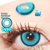 1pair Color Contact Lenses Cosplay Halloween Softlens 14.2mm