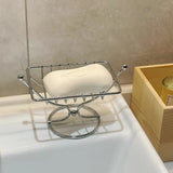 Stainless Steel Hollow Soap Shelf Holder , Draining Soap Box, Bathroom Toilet without Water Accumulation, Storage Rack
