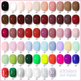 10ML Gel Nail Polish Solid Color Glass Gel Varnish Nail Art Gel Spring Summer Gel Nail Soak Off UV Gel Gel Vernis