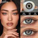 2pcs New High Quality Gray Brown Beauty Pupils Colored Contact Lens Blue Beauty Lenses Yearly Green Eyes Contact