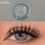 2pcs Natural Color Contact Lenses for Eyes Gray Lenses Colorcont Korean Lenses Yearly Beauty Brown Eye Contacts Lens