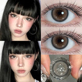 2pcs Natural Colorld Contacts Korean Lenses with Prescription Beauty Pupils Cosmetics Circle Lenses Fast Shipping Yearly