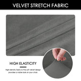 Velvet Sofa Cover Elastic Sofa Funda Sofa Cover for Living Room Corner Sofa L-shaped Couch Slipcover 1/2/3/4 Seater