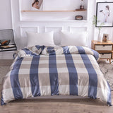 Bed Linen Silky Duvet Cover220x240 Stripe Queen Size 1PCS Quilt Cover Bedding covers Fashion Home Textile Nordic sling