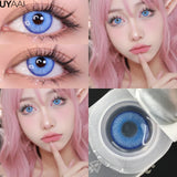 Halloween Cosplay Color Contact Lenses Cosplay Lens Anime Red Lenses Girl Tears Graduated Colored Lenses Makeup Eye Len