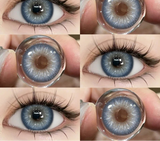 New 1pair Natural Color Contact Lenses for Eyes Blue Lenses Gray Pupils Lens Brown Lense Yearly Cosmetic Green Contacts
