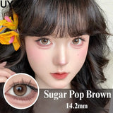Contact Lenses Cosmetics Lenses Choco Jump Series Eye Color Lens Beauty Black contacts Woman Accesories Natual  Brown lens
